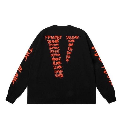 Лонгслив VLONE GRAFFITI BLACK