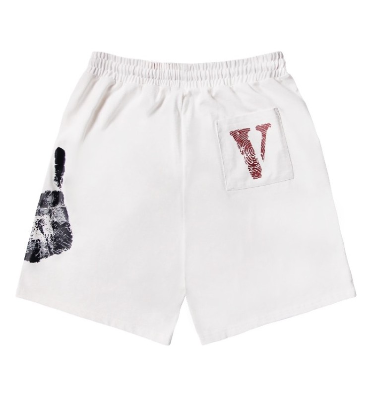 Шорты VLONE FINGERPRINT WHITE