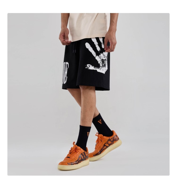 Шорты VLONE FINGERPRINT BLACK