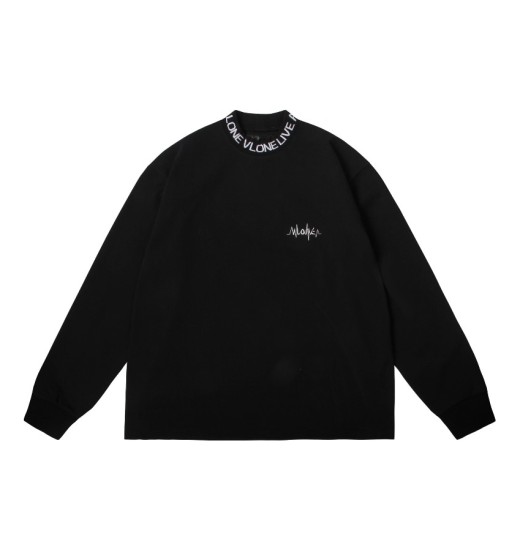 Лонгслив VLONE ECG BLACK