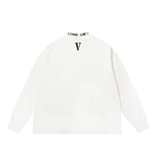 Лонгслив VLONE ECG WHITE