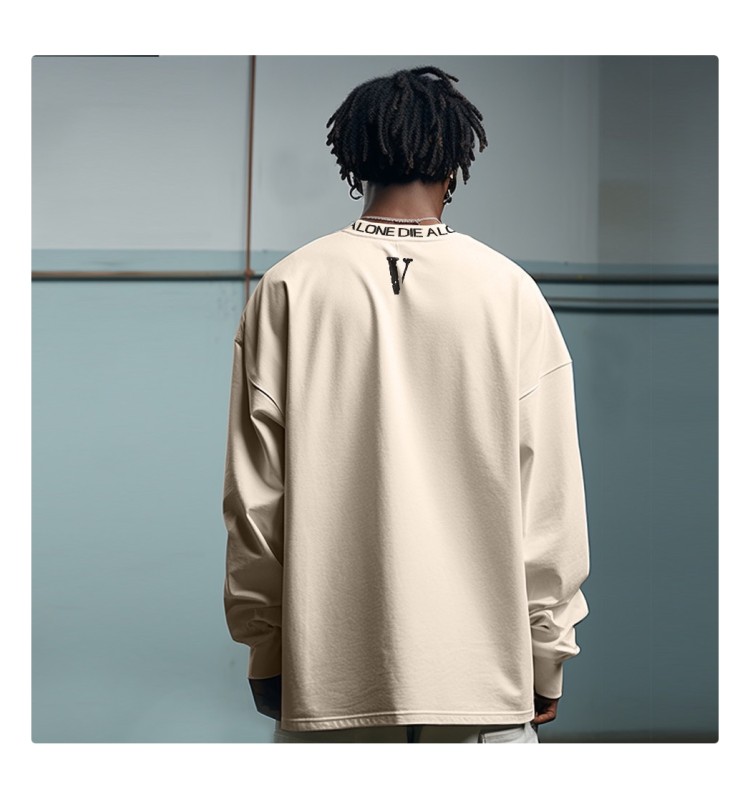 Лонгслив VLONE ECG BEIGE