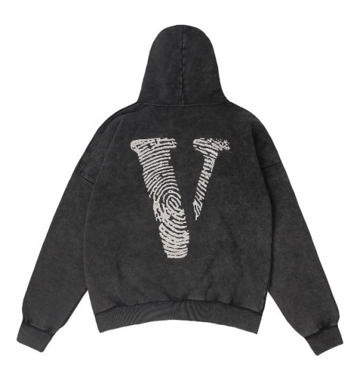 Худи VLONE FINGERPRINT BLACK