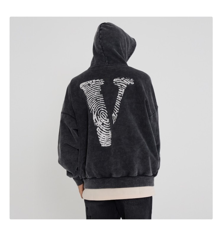 Худи VLONE FINGERPRINT BLACK