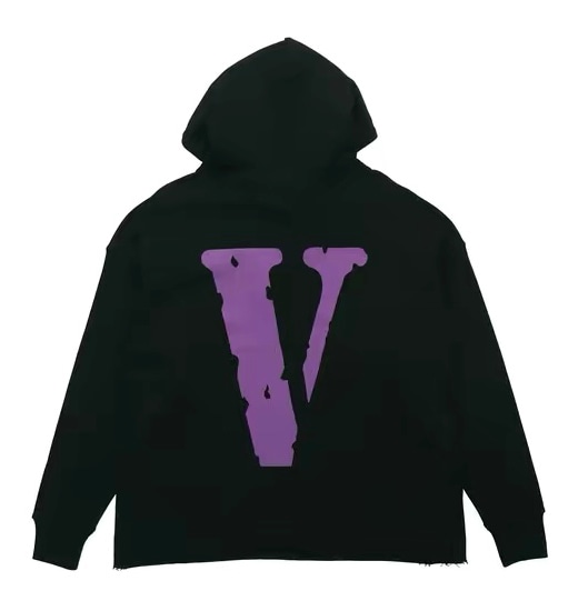 Худи VLONE PURPLE Logo BLACK