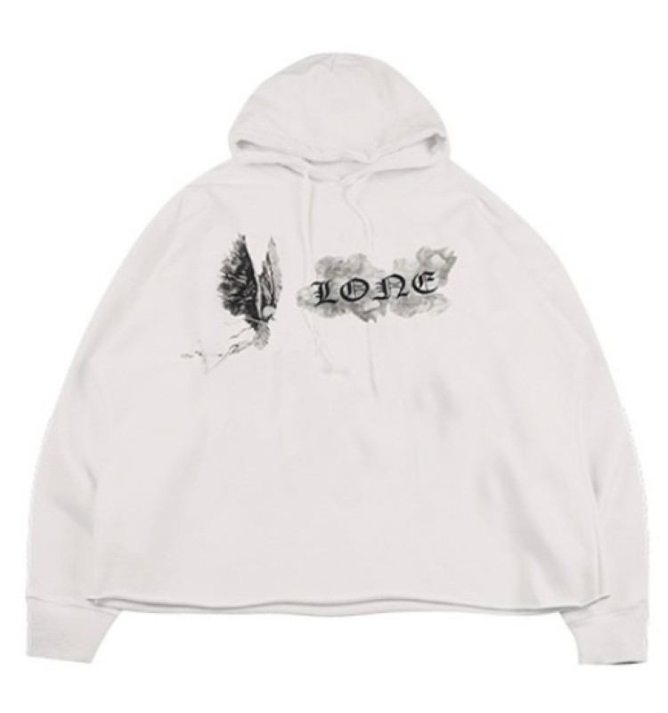 Худи VLONE SMOKE DEMON WHITE