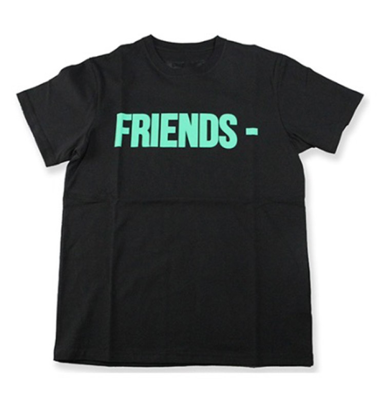 Футболка VLONE GREEN FRIENDS- BLACK