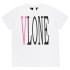 Футболка VLONE PINK Logo WHITE