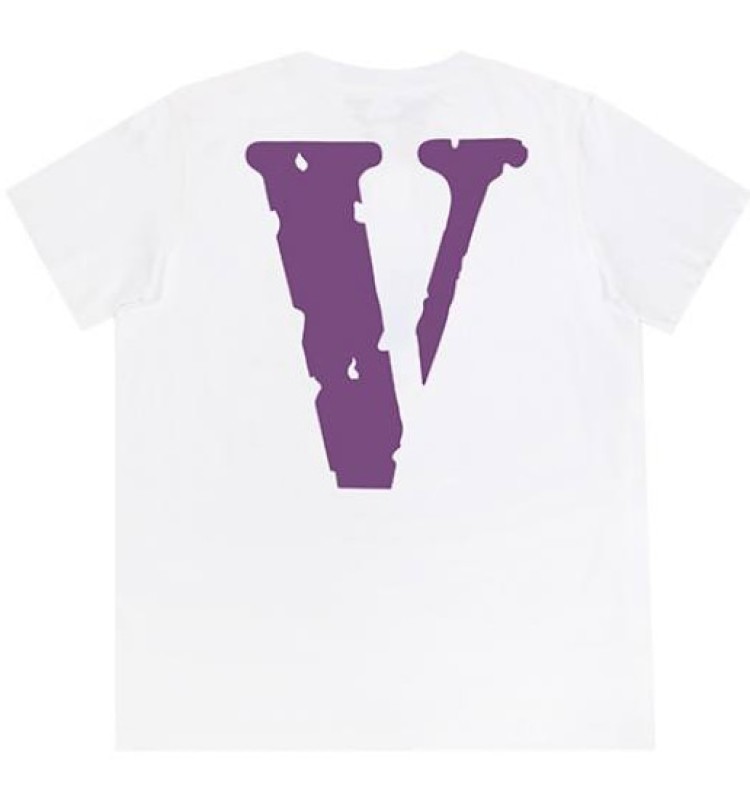 Футболка VLONE PURPLE WHITE