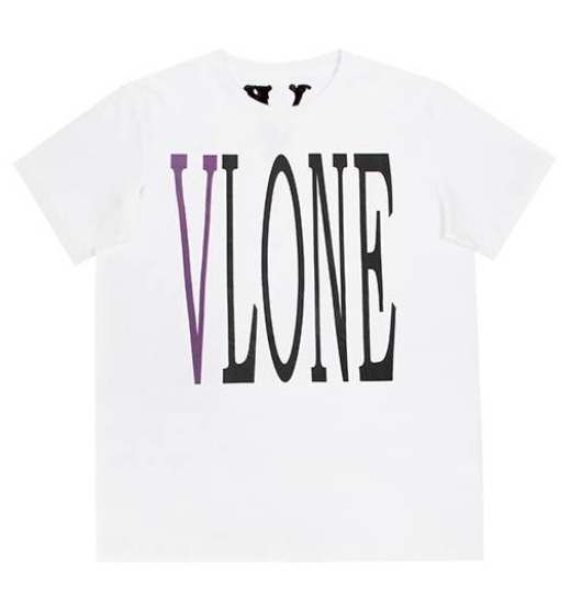 Футболка VLONE PURPLE WHITE