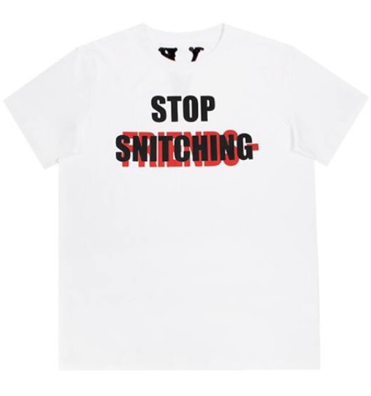 Футболка VLONE STOP SNITCHING | NO CAP